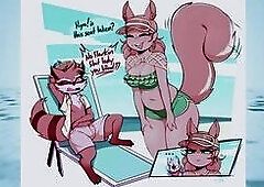 squirrel girl x rocket having fuck