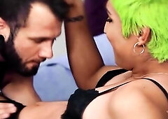 TRANS CUTIES - Pixi Longing Is Lost In Her Thoughts When Her Boyfriend Johnny Comes And Begins Feeling Her Up