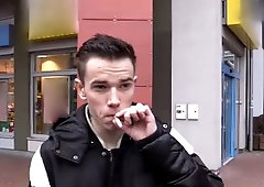 Skinny hottie gets fucked in the ass and takes a facial