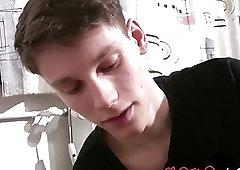 Young fucks use a camera for their gay porn vid