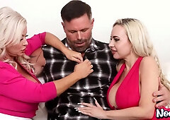 I hump 2 Mega Boob Babes!