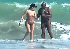 Bare Beach Vacation Exhibitionist Wife Helena Teasing Old Males And Voyeurs! Part 1