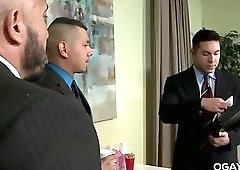 Alessio Romero gets fucked on the table