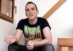 Hairy bottom begging for a huge load like a slut