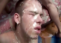 Hot Goo Facial After Hardcore Bareback