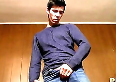 Cooper drinks his own piss while handling his rod