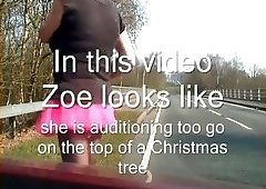 Sexy Zoe Outdoors Again