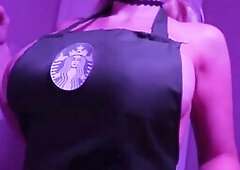 STARBUCKS BIMBO EMPLOYEE Gets BANGED DURING SHIFT
