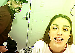 Fucked by a stranger in a bar bathroom without a condom!