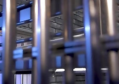 New Security Guard Gets Milked And Edged By Two Horny Inmates In A Jail Cell With Jeremy Spreadums