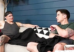 Stepbro Brock Kniles gives Dakota Payne a rough ride in a taboo fantasy