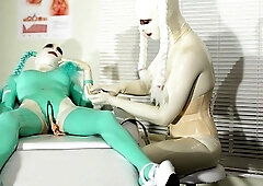 Blonde fetish gagged and fucked