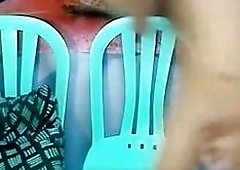 Two skinny shemales have steamy fuck session on the webcam