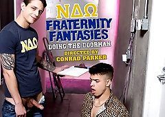 Kyle Wyncrest & Evan Knoxx in Fraternity Fantasies: Doing The Doorman