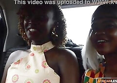 Concupiscent Cheating Ebony Wife Invites BFF Over & Licks Her Constricted Snatch Raw