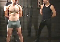 Joey Wagner begs for release as Chance Summerlin milks his cock dry