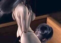 Halloween CG Manga Animation – Ebony Cat Latex Cosplay Gal Twat Fingering, Standing Lick & Double Toys Stimulation Juicy Climax In Hottie Elect 