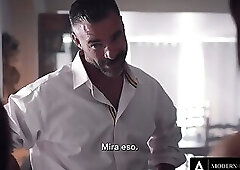 MODERN-DAY SINS - Naughty Anny Aurora Sneaks Off To Bang Her BFF's Stepdad SPANISH SUBTITLES