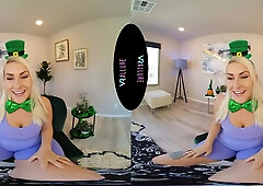 An Irish Lesson - Busty Fit Blonde Solo and Fucking Tommy Torso