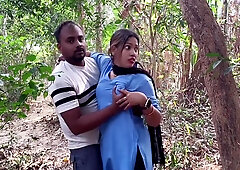 Odia College Girl Hard-core Fuck With Her Boyfriend In Forest, Odia Sex In Outdoor Forest