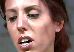 Redhead bondage whore feels the full pain and suffering BDSM