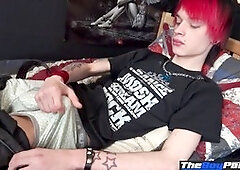 Emo twinks watch cute emo boy get jerked off