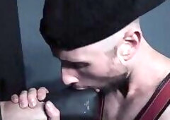 Hot jock fetish with cumshot