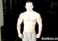 Roy Keller shows his impressive biceps for you