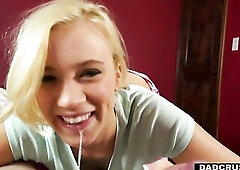 Bailey is just your average American teen girl, with golden blond hair, beautiful natural tits, a voluptuous ass and a huge hunger for her stepdad