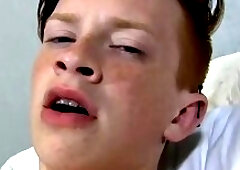 Smooth Elijah Young solo action with anal play and jerking