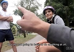 with wonderful ass gives herself to the rich stranger