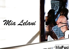 Mia Lelani plays with candles until this babe squirms in climax