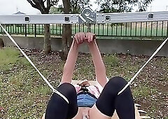 No183 Hanging training with a ladder