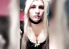 Sissy maid spit play