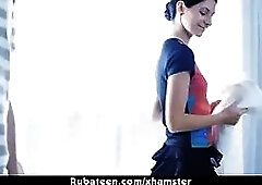 Rubateen - furry russian teenage takes a large cock