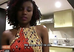 I filmed this EBONY COLLEGE GIRL trading her good girl image for an experience that changed everythi