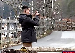 Dmitry Osten bends over and gets his hole fucked bareback anal