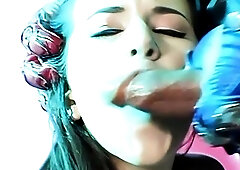 Christina Agave Likes Cum On Her Tongue- AssMania