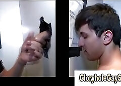 Naive straight guy sucked by gay