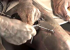 OXY SHOP anal stretcher and schlong cage UNBOXING by renowned pornstar - KINKY LIFE