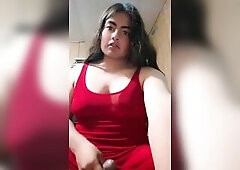 Me playing with my girly wang mmm