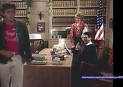 Amber Lynn in stockings banged  cummed