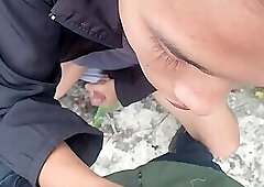 Having fun w boyfriend outdoor