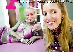 Tattooed Fuckfest Madness - Huge Anal double penetration, Gapes & Cum Overload
