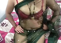 Hot indian bhabhi got full by her devar and cumshot on face