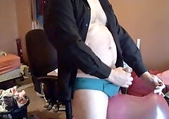 Blimp and Tilly indulge in naughty masturbation with inflatables - Throwback