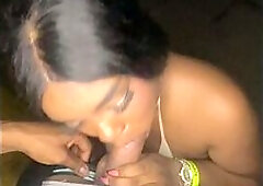 My stepmother gives me a oral pleasure on the beach