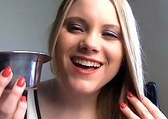 Cute brunette amateur babe sosha masturbating