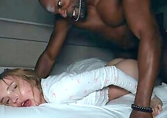 My Ebony Shadow Grabbed and Passionately Banged My Sexy Cunt Late at Night!