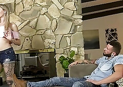 Seductive young trans flirts with roommate